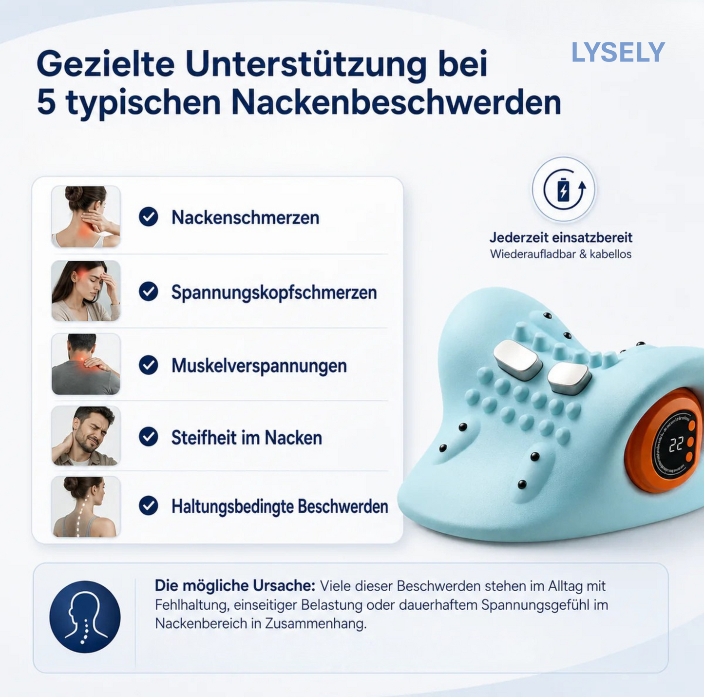 NeckRelax™: 5-in-1 Nackenmassager