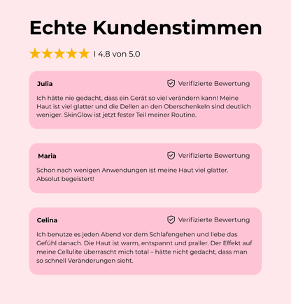 SkinGlow – Das 3-in-1 Anti-Cellulite Gerät